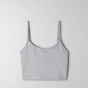 Aritzia TNA Karelia Tank in Heather Grey